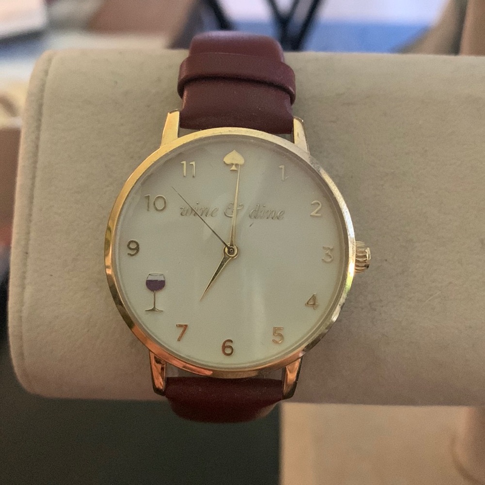 NWT Kate Spade Wine and Dine Metro Watch